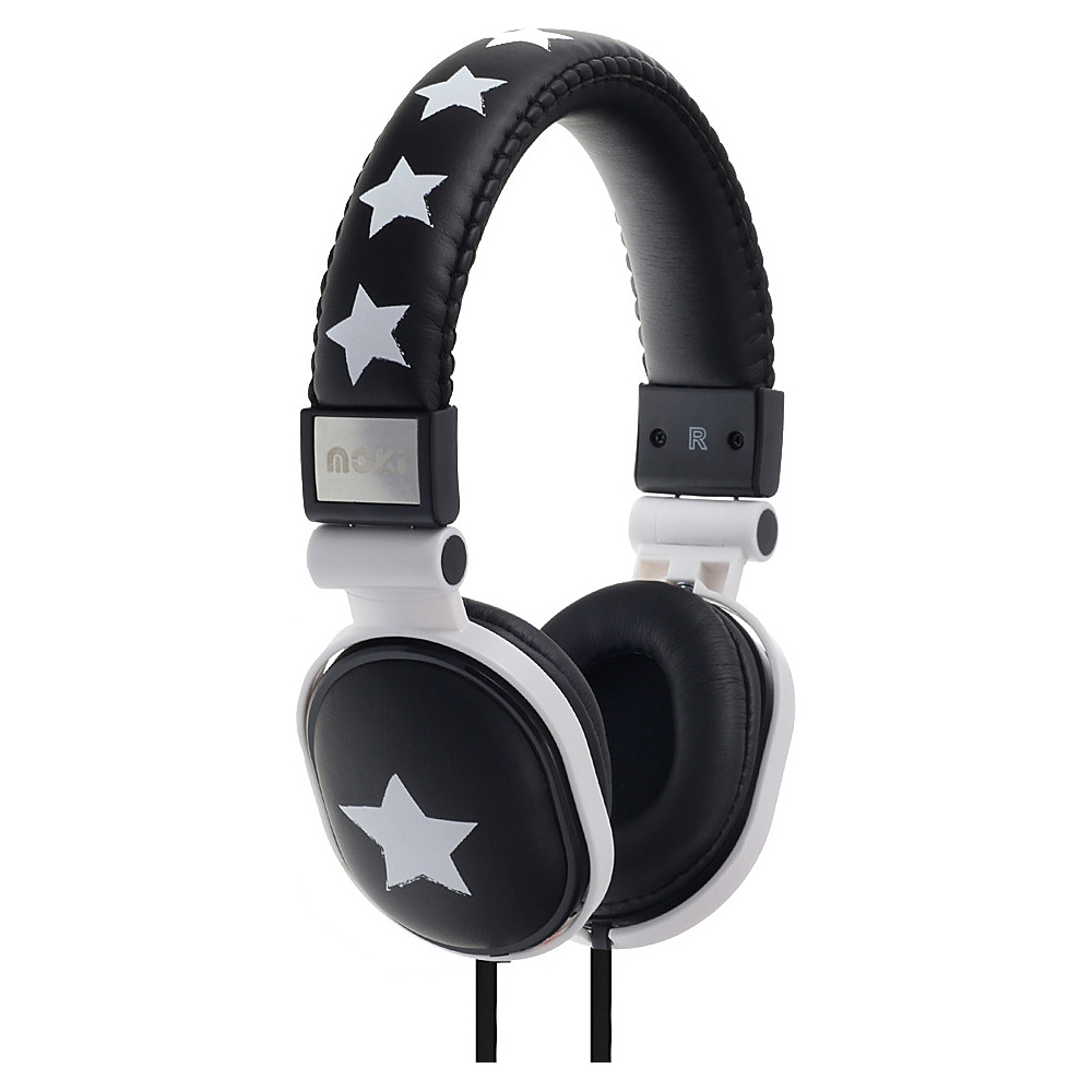 Moki Popper Headphones Rockstar Black Moki Headphones Speakers