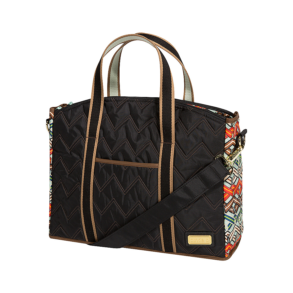 cinda b Professional Tote Ravinia Black cinda b Fabric Handbags