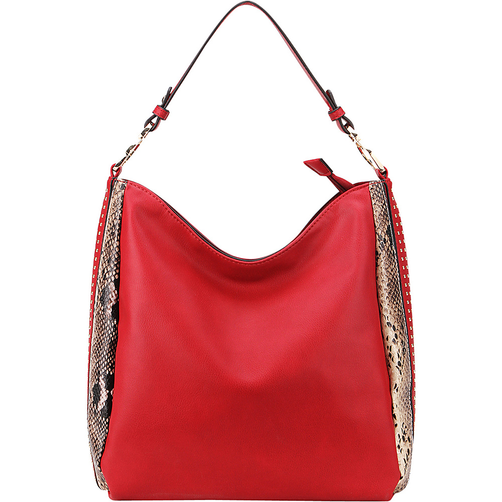 MKF Collection Kacy Shoulder Tote Red MKF Collection Manmade Handbags
