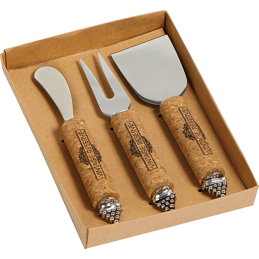 Picnic Plus Vintage Cheese Knife Set Silver Picnic Plus Outdoor Accessories