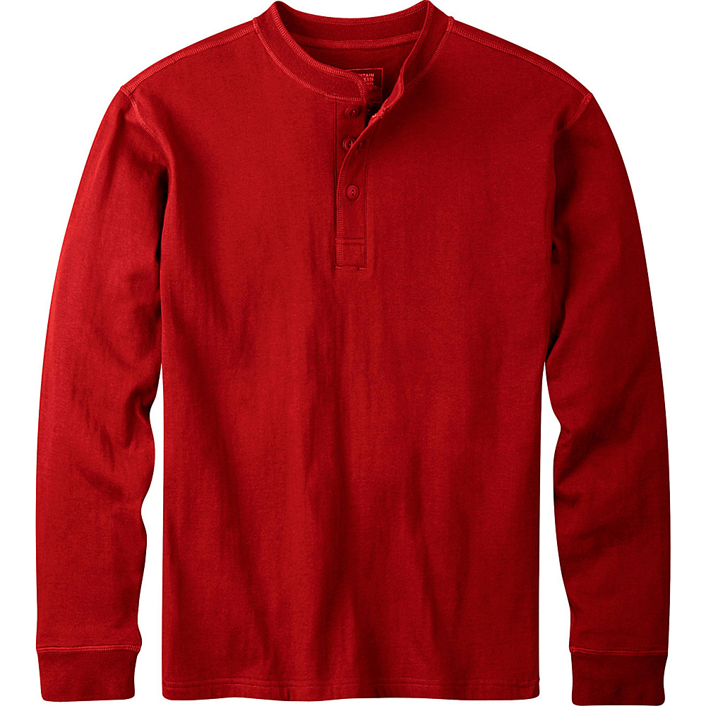 Mountain Khakis Trapper Henley Shirt XL Engine Red Mountain Khakis Men s Apparel