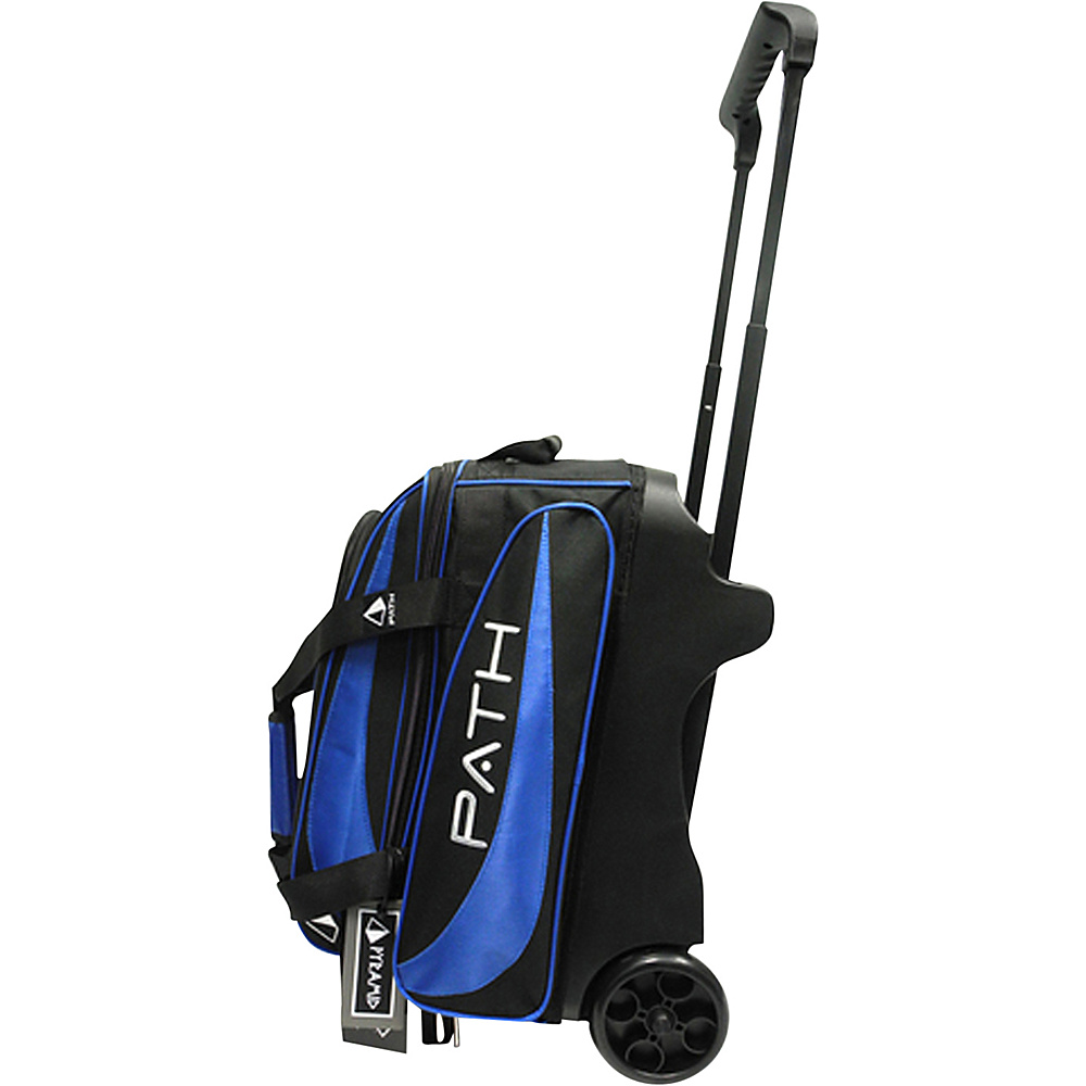 Pyramid Path Double Deluxe Roller Bowling Bag Royal Blue Pyramid Bowling Bags