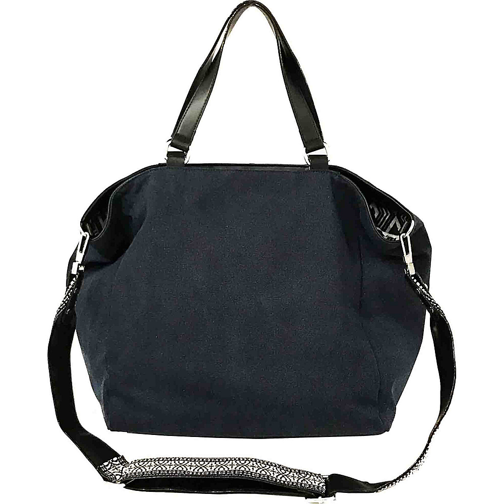 Sanctuary Handbags Downtown Tote Blue Denim Black Vachetta Sanctuary Handbags Designer Handbags