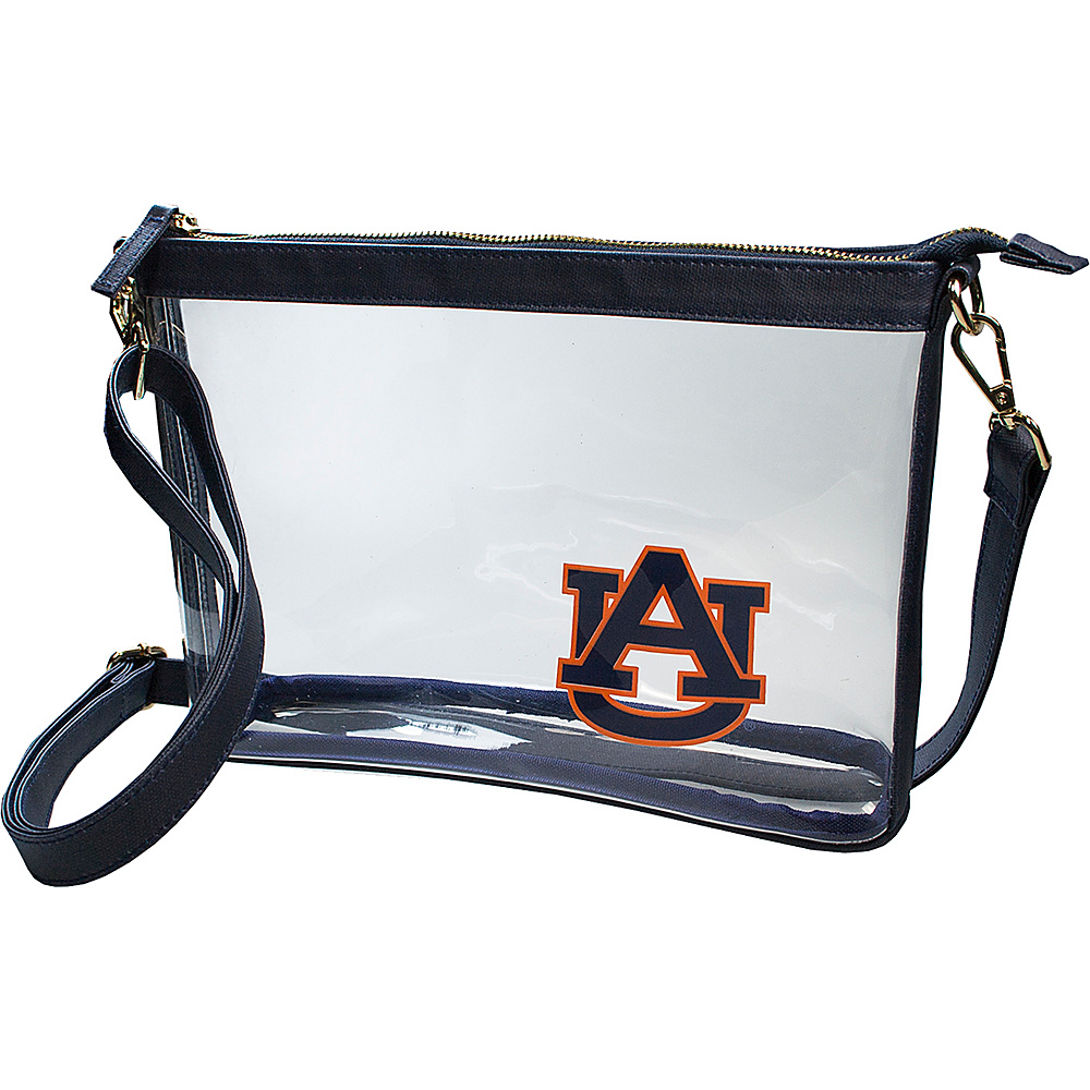 Capri Designs Large NCAA Crossbody Licensed Auburn University Capri Designs Manmade Handbags