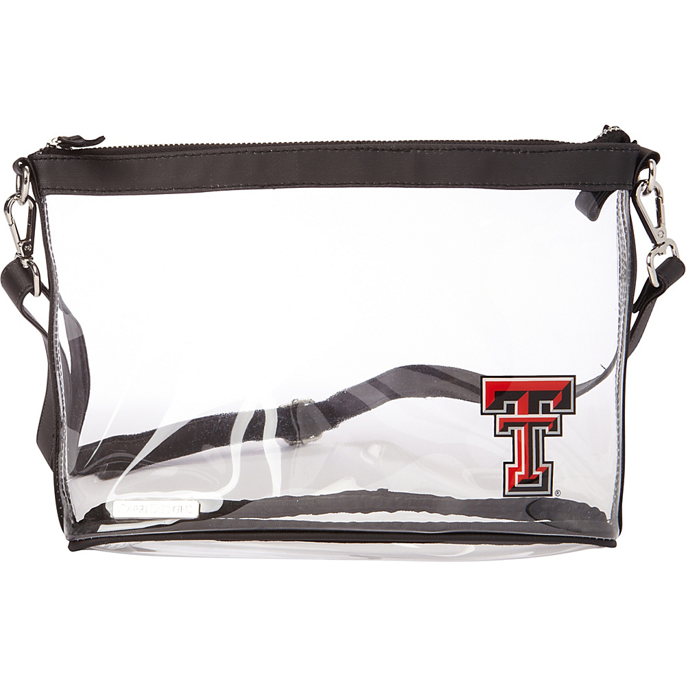 Capri Designs Large NCAA Crossbody Licensed Texas Tech Capri Designs Manmade Handbags