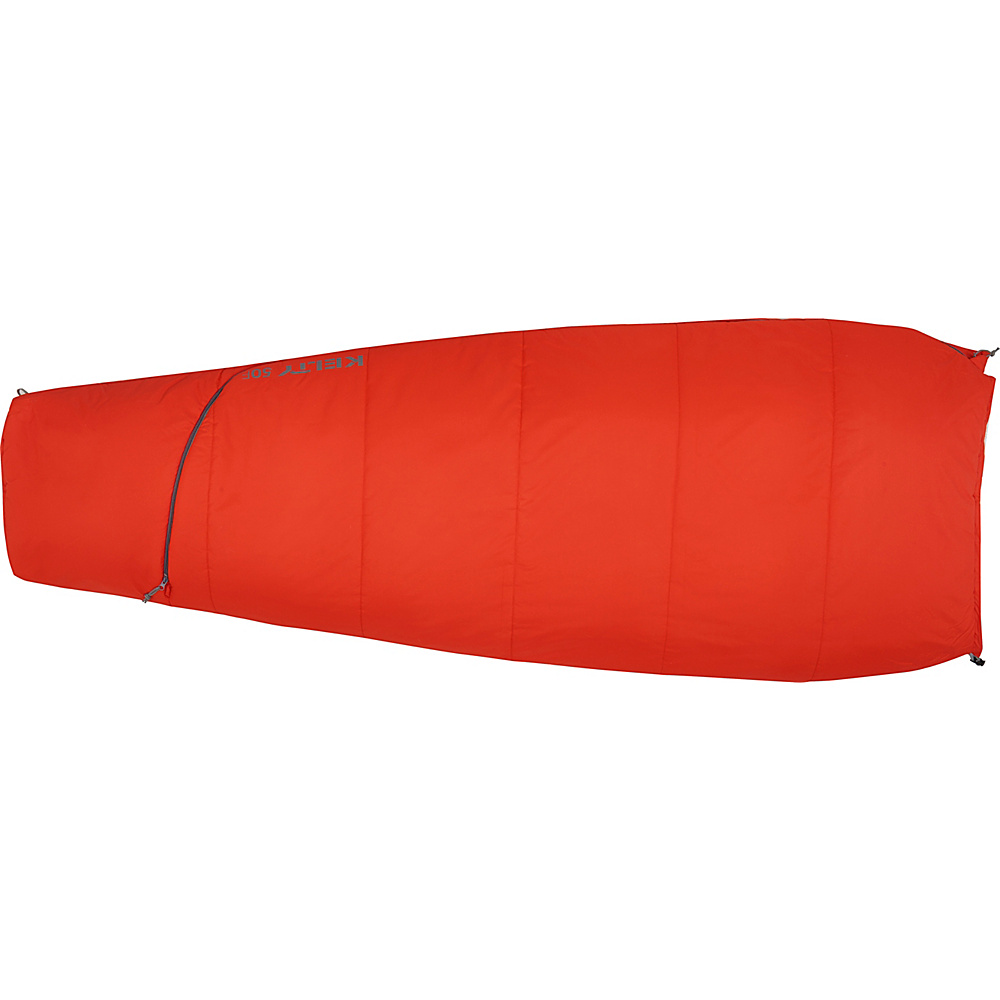 Kelty Rambler 50 Regular RH Sleeping Bag Fire Orange Kelty Outdoor Accessories
