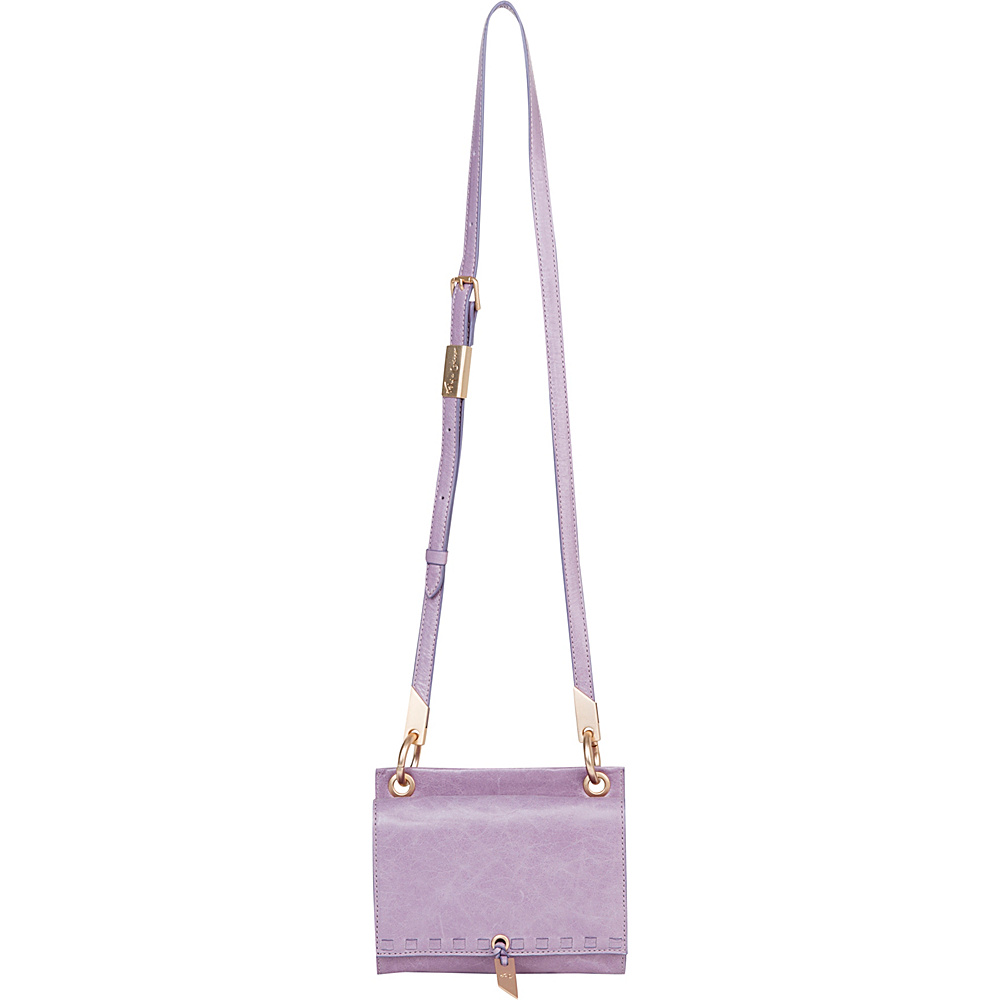 Foley Corinna Violetta Flat Crossbody Lavender Foley Corinna Designer Handbags