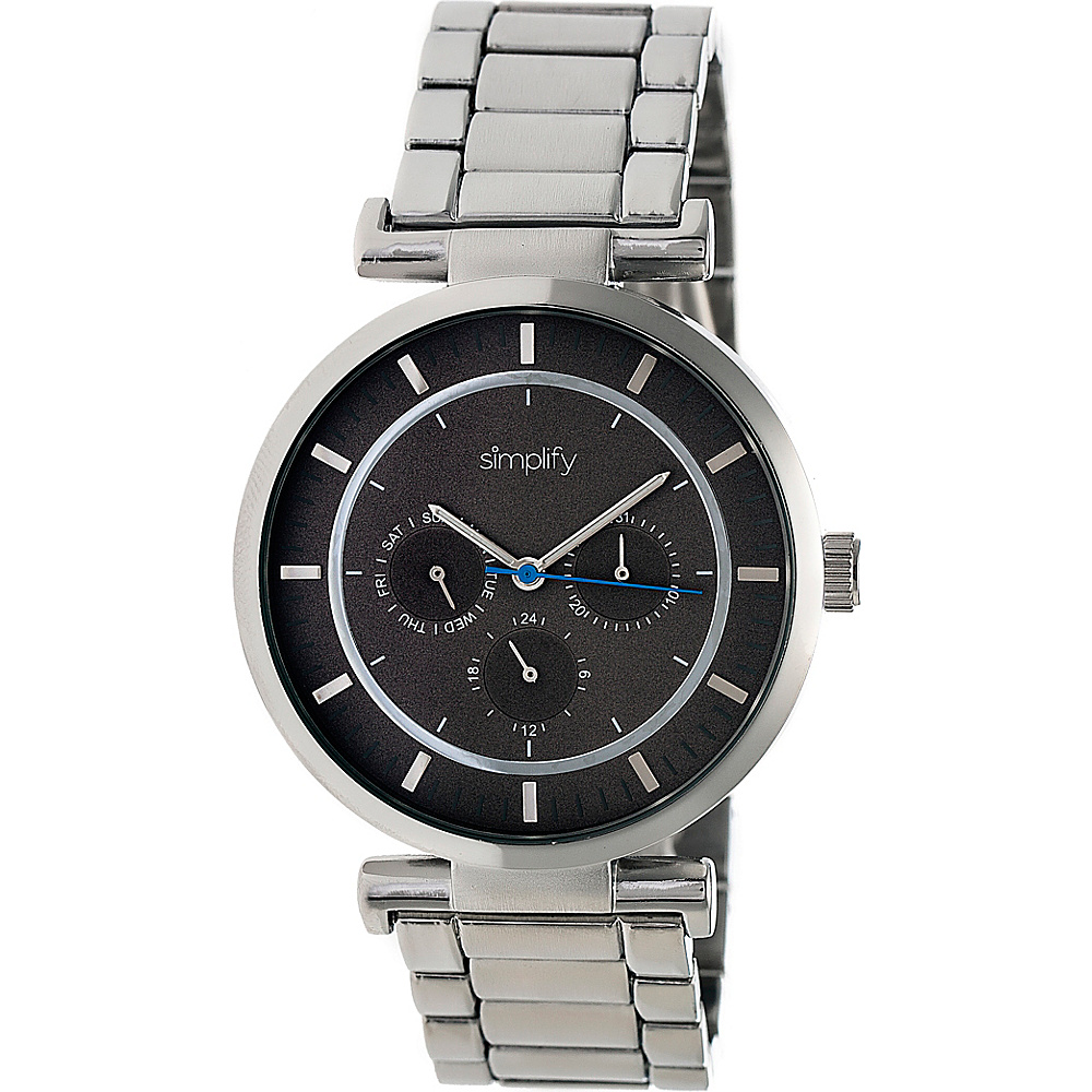 Simplify The 4800 Unisex Watch Silver Silver Black Simplify Watches