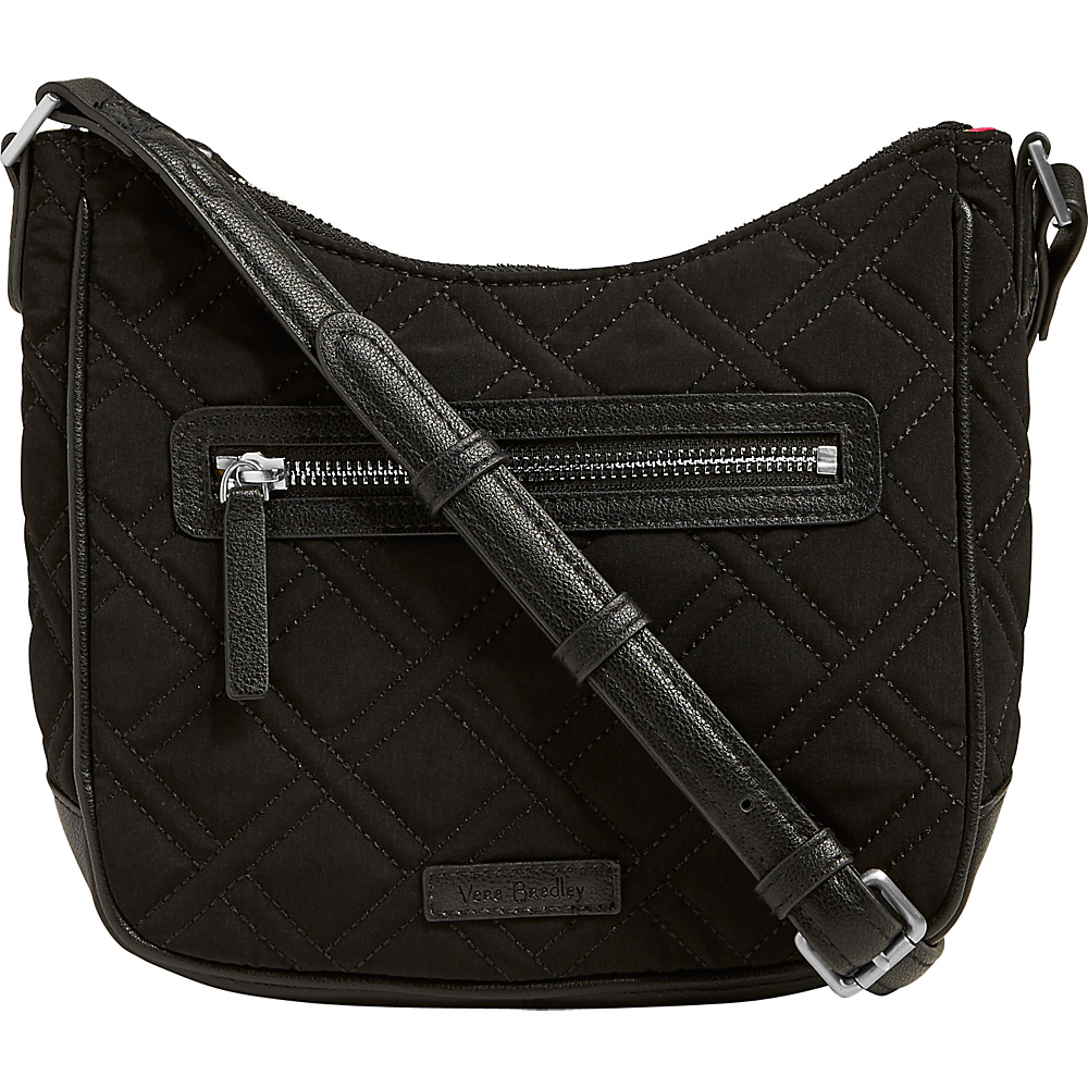 Vera Bradley Mini Vivian Crossbody Solid Classic Black Vera Bradley Fabric Handbags