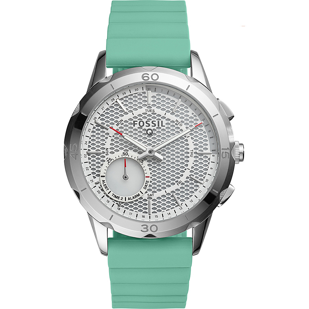 Fossil Q Modern Pursuit Silicone Hybrid Smartwatch Green Fossil Wearable Technology
