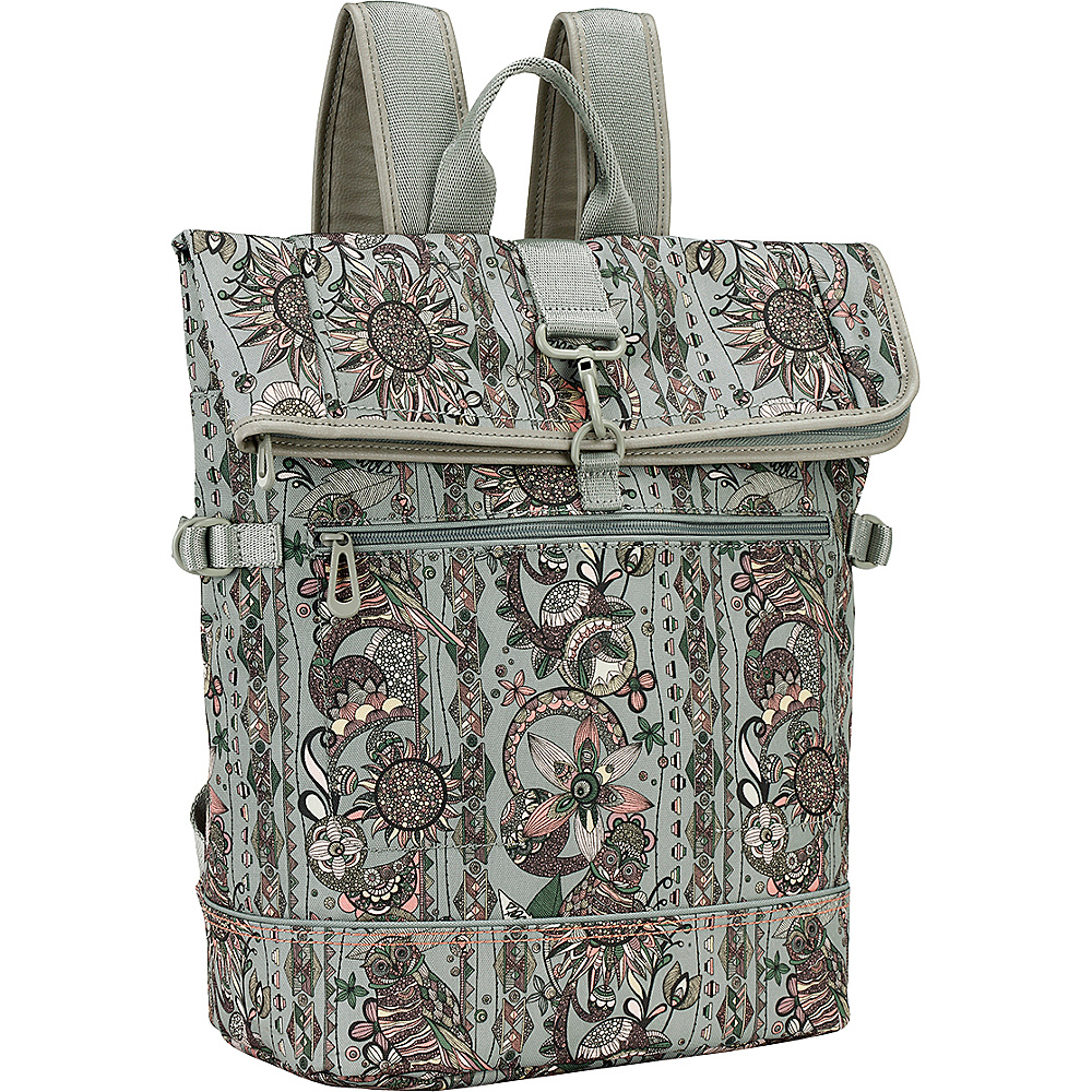 Sakroots New Adventure Explorer Roll Top Backpack Olive Spirit Desert Sakroots Fabric Handbags