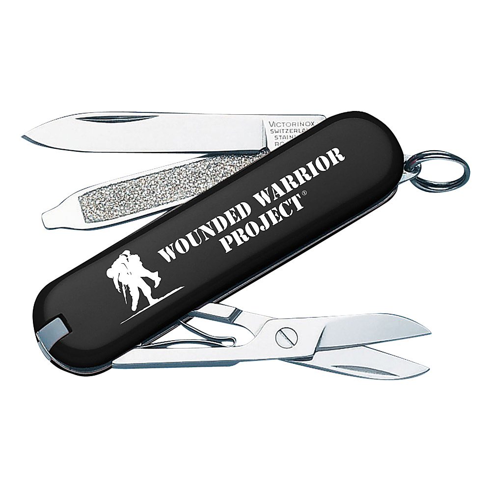 Victorinox Swiss Army Classic SD Wounded Warrior Swiss Army Knife Black Victorinox Swiss Army Outdoor Accessories