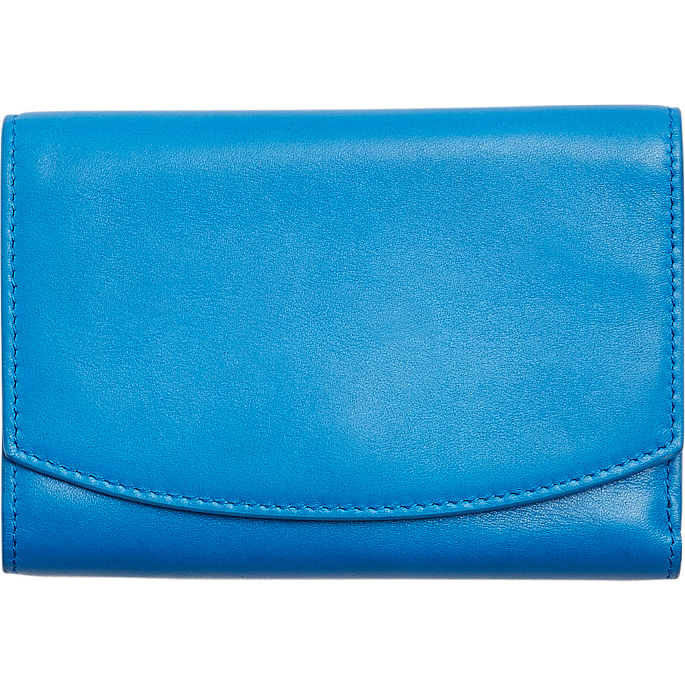 Skagen Compact Leather Flap Wallet Marine Skagen Women s Wallets