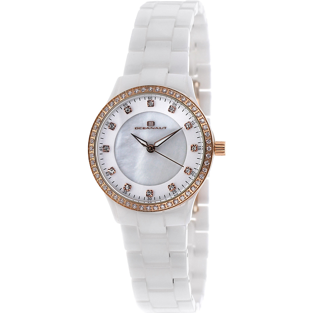 Oceanaut Watches Women s Ceramic Watch White MOP Oceanaut Watches Watches