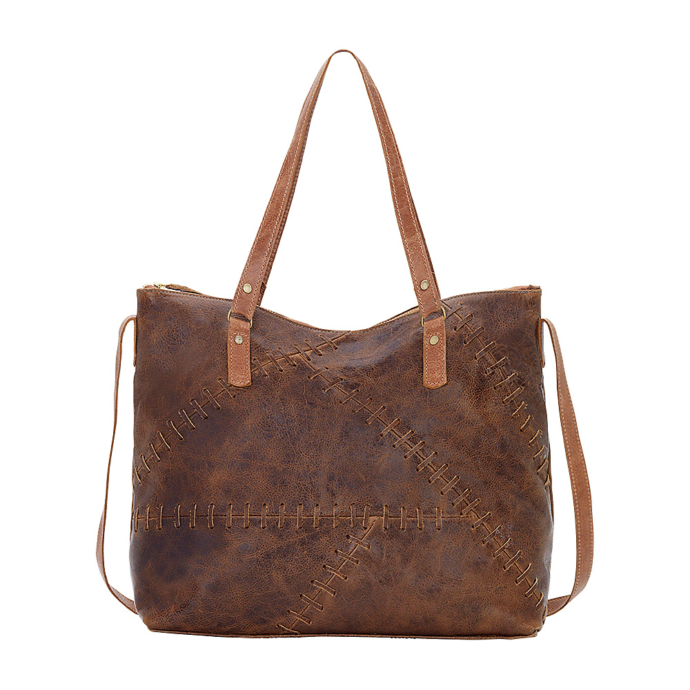 TrueLu The Harlow Satchel Chestnut / Clay - TrueLu Leather Handbags