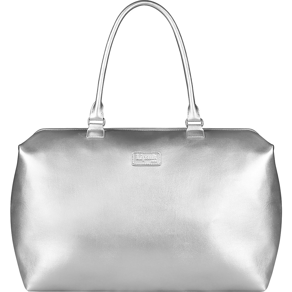 Lipault Paris Miss Plume Weekend Bag Medium Silver - Lipault Paris Luggage Totes and Satchels
