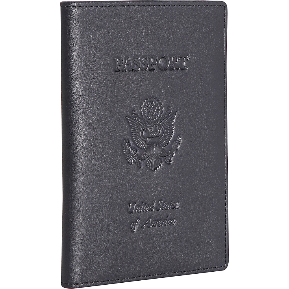 Royce Leather Leather Passport Jacket Blue