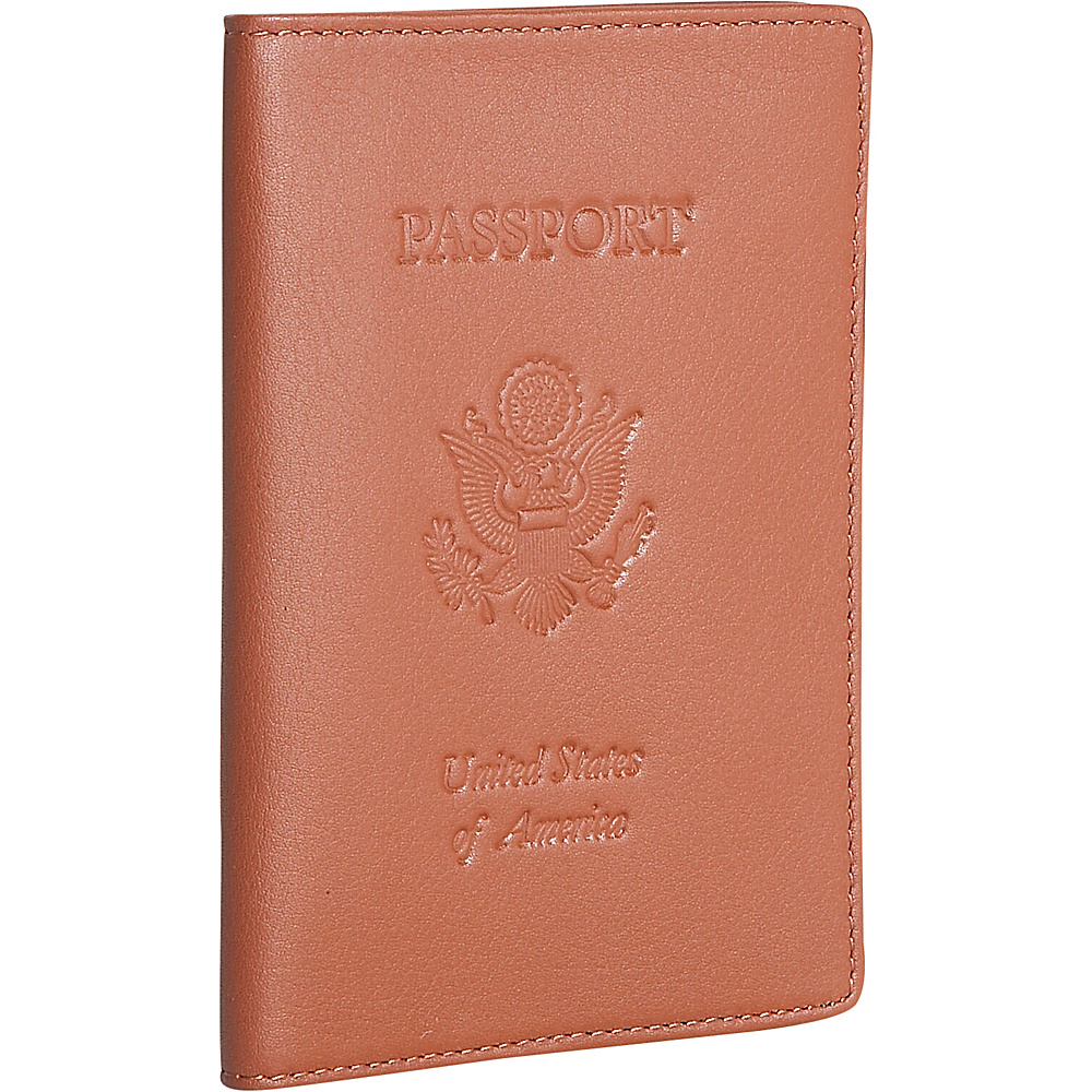 Royce Leather Leather Passport Jacket Tan