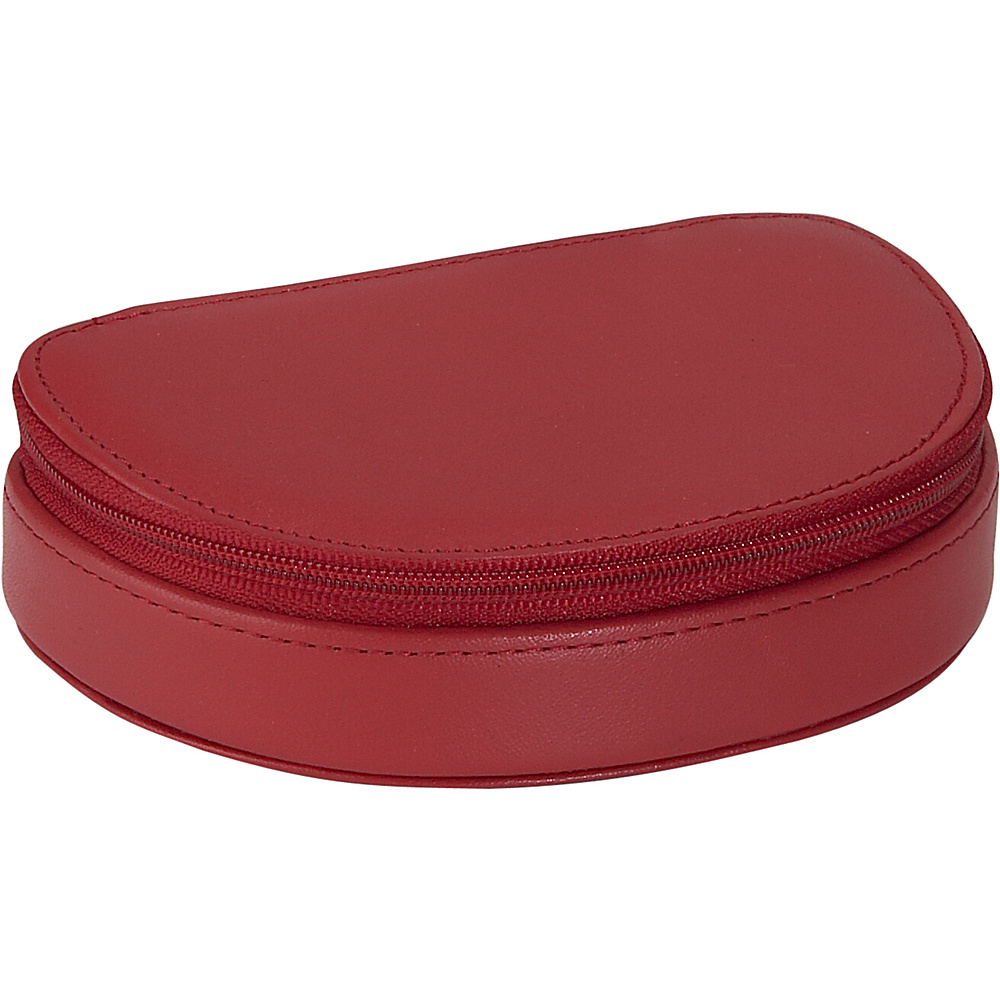 Royce Leather Mini Jewelry Case Red