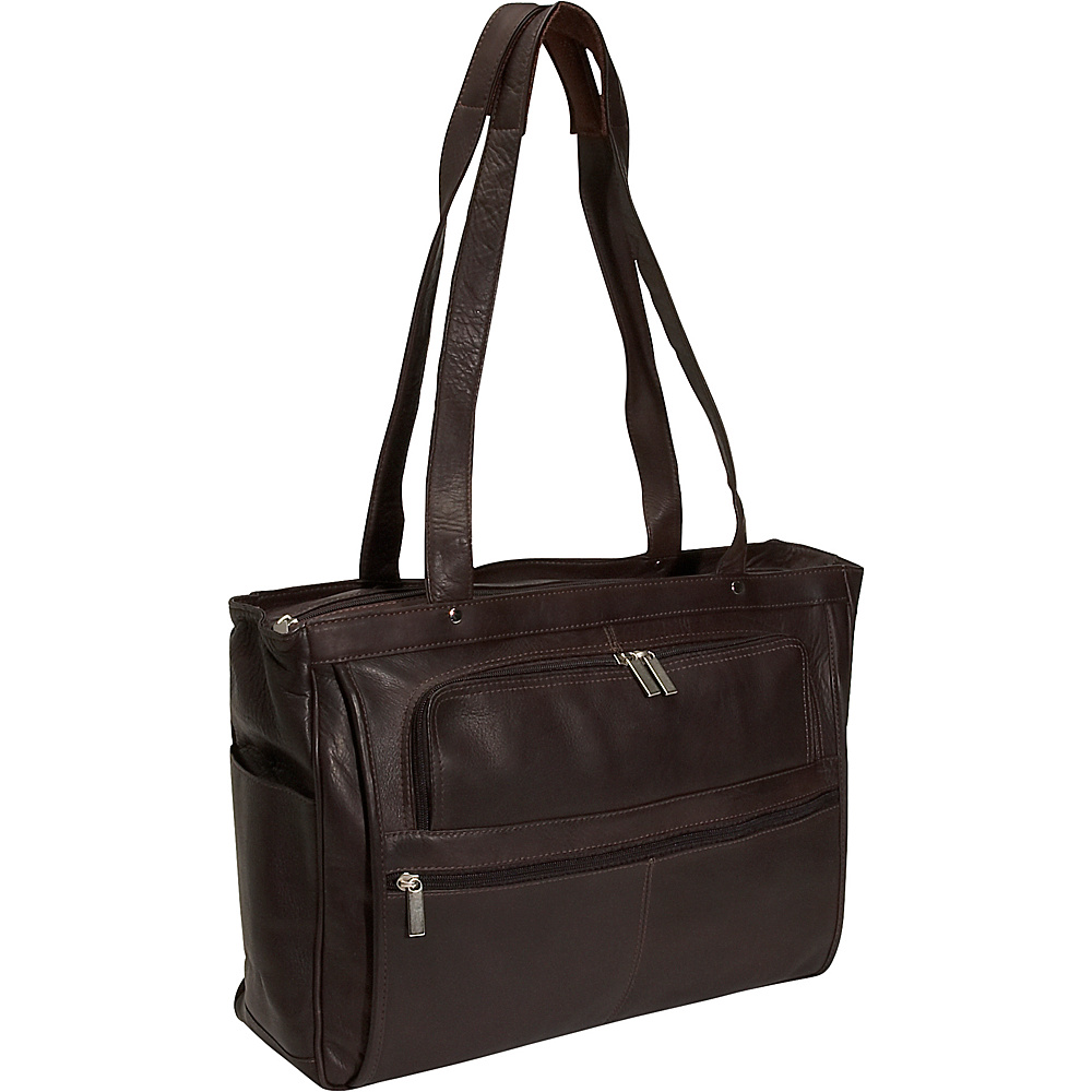 David King Co. Womens Multipocket Laptop Briefcase