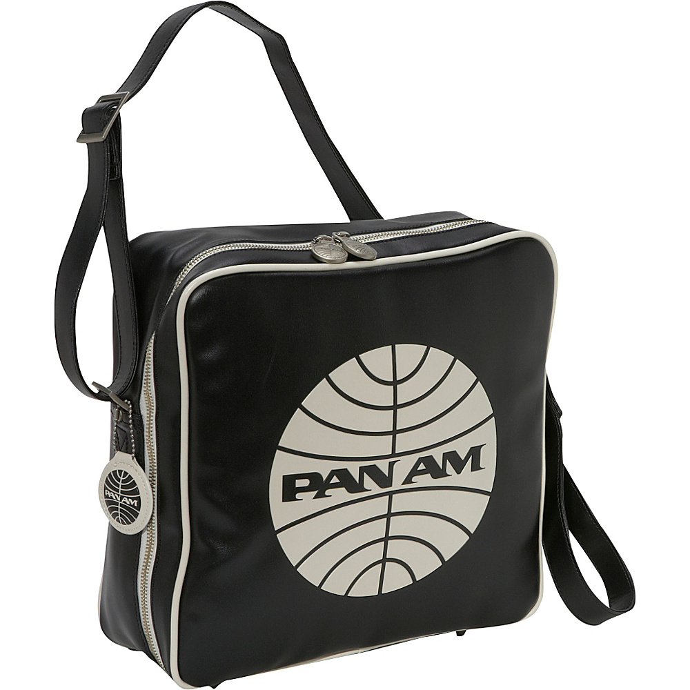 Pan Am Innovator Black Vintage White BLK Pan Am Luggage Totes and Satchels