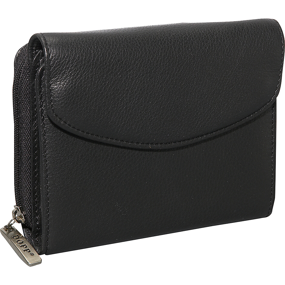 Women'S Italian Leather Double Zip Wallets 107