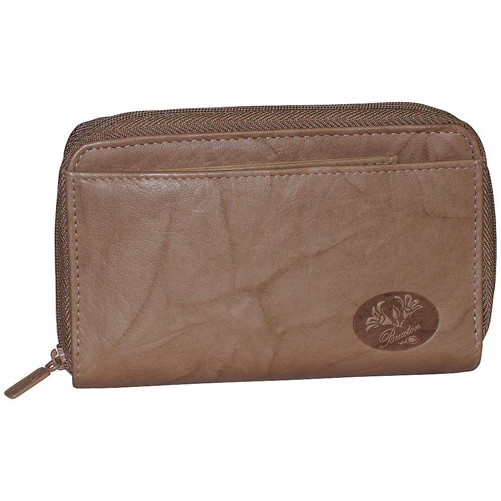 Buxton Heiress Double Zip Indexer Ginger Snap GI Buxton Ladies Cardex Wallets