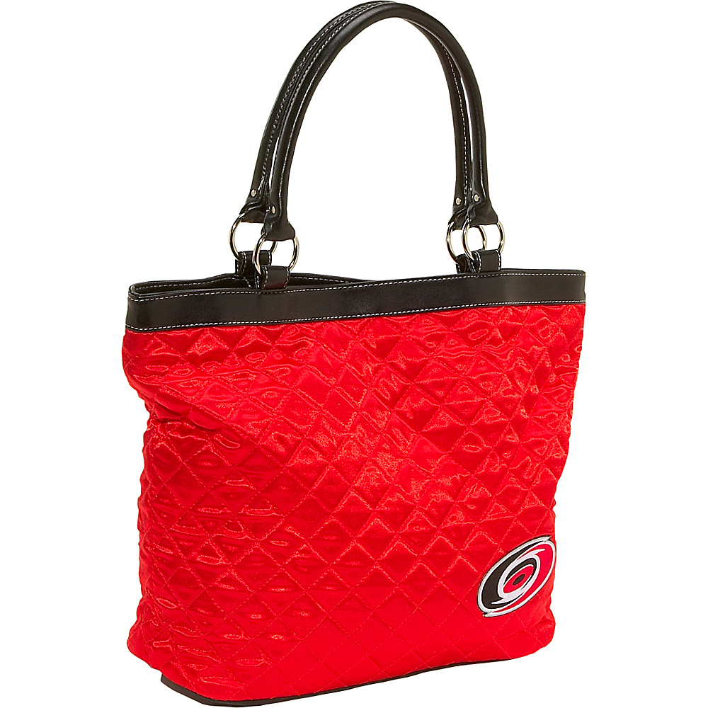 Littlearth Quilted Tote Carolina Hurricanes Carolina Hurricanes Littlearth Fabric Handbags