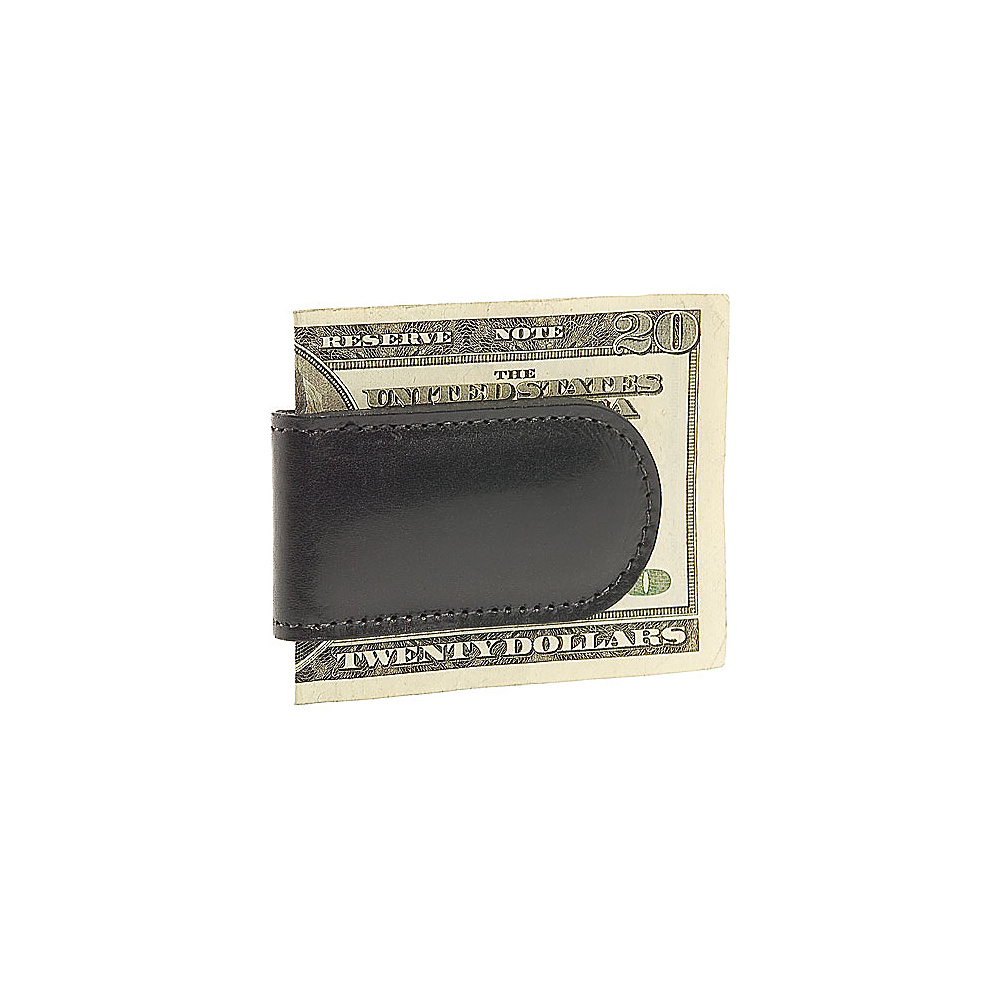 Bosca Old Leather Magnetic Money Clip Black