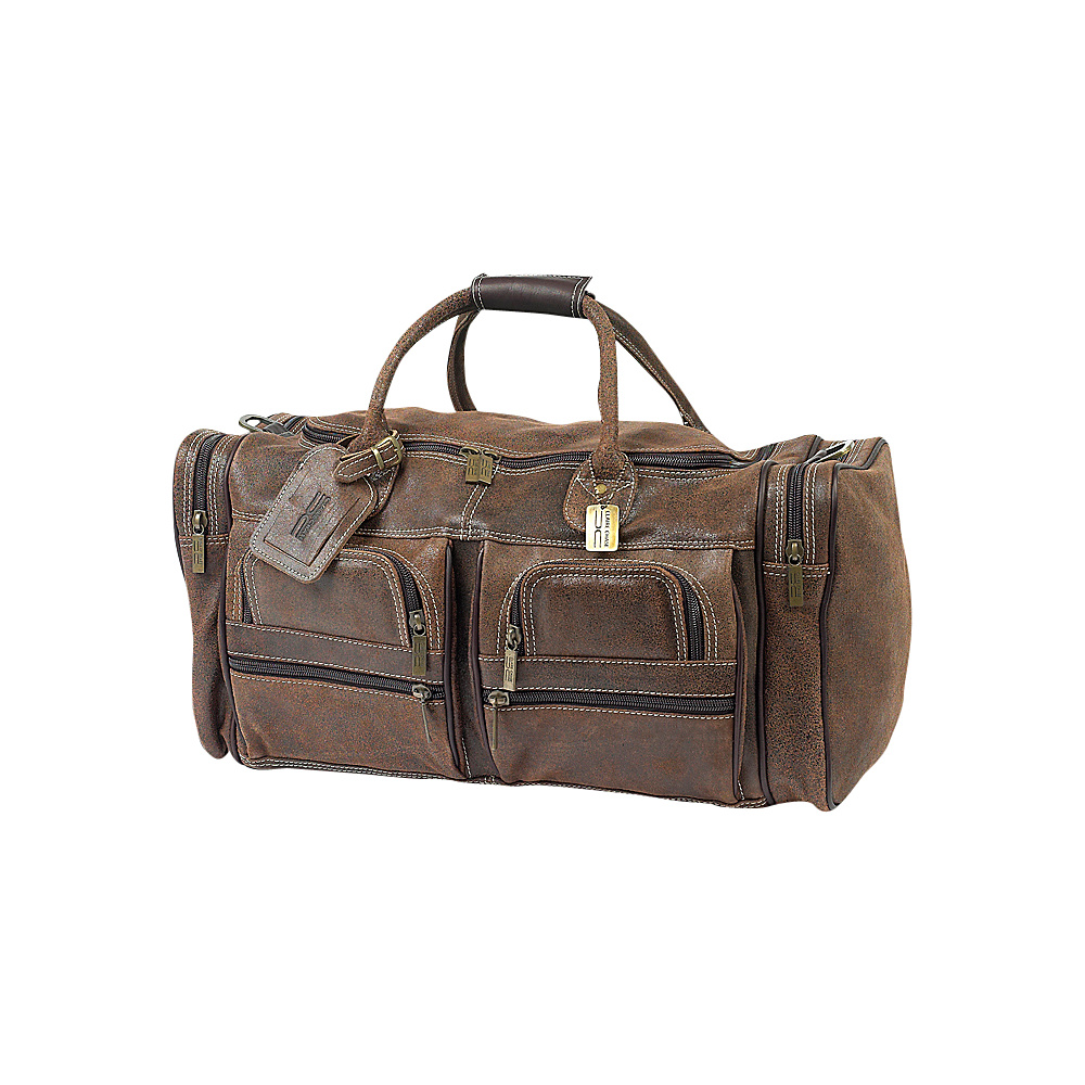 ClaireChase Executive Sport 22 Duffel Distressed Brown ClaireChase Travel Duffels