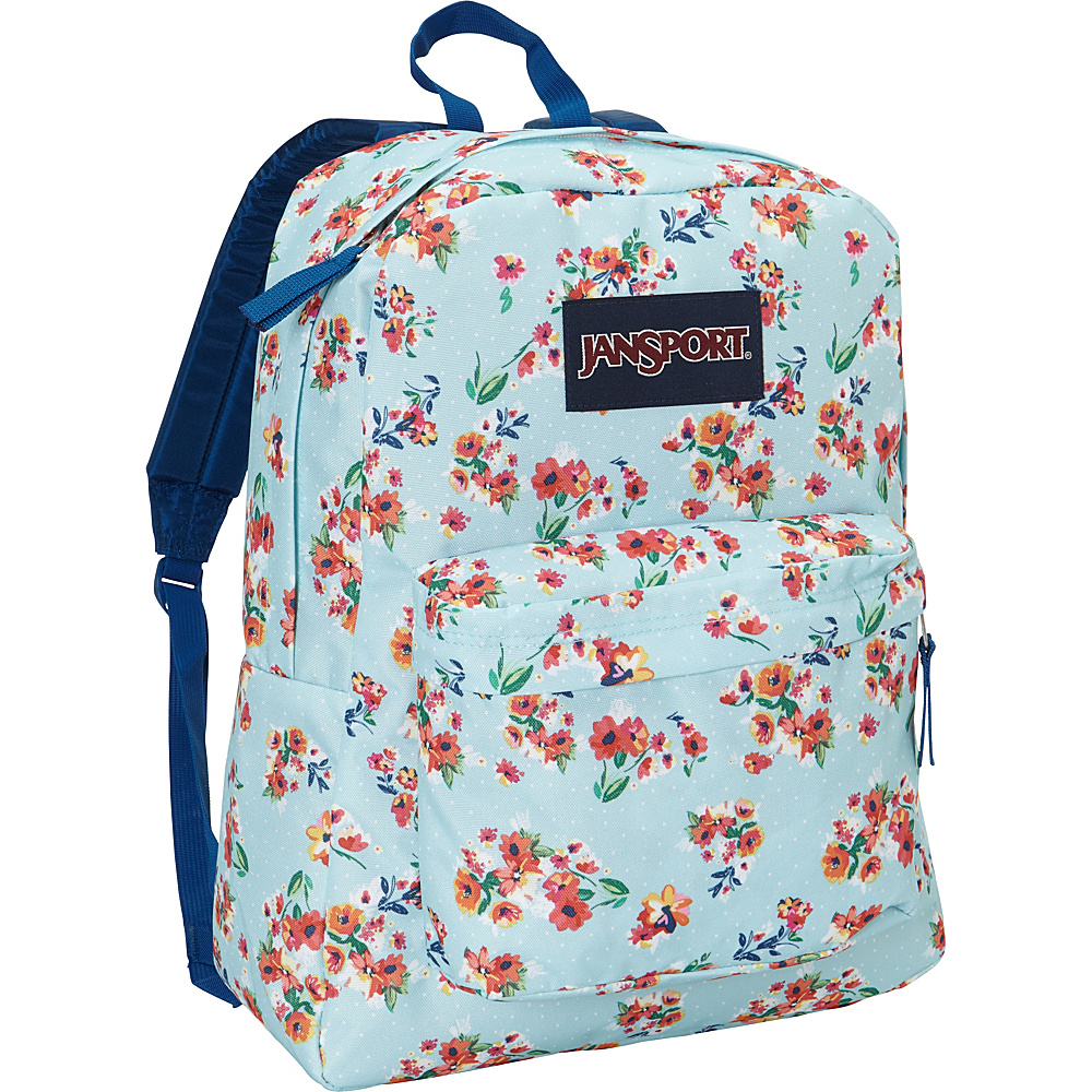 JanSport SuperBreak Backpack Multi Painted Ditzy JanSport School Day Hiking Backpacks