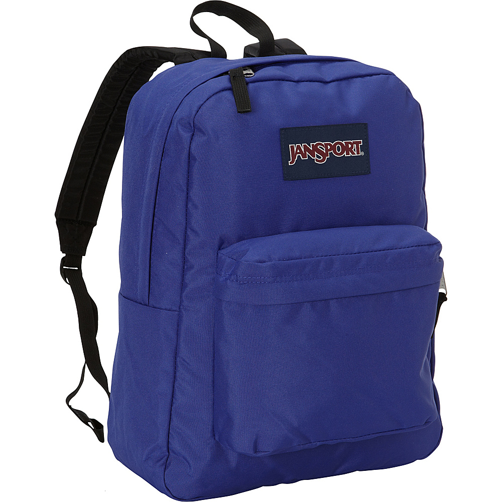 JanSport SuperBreak Backpack Violet Purple Black Label JanSport School Day Hiking Backpacks