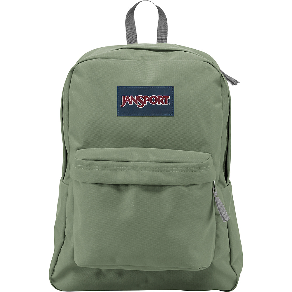 JanSport SuperBreak Backpack Muted Green JanSport Everyday Backpacks