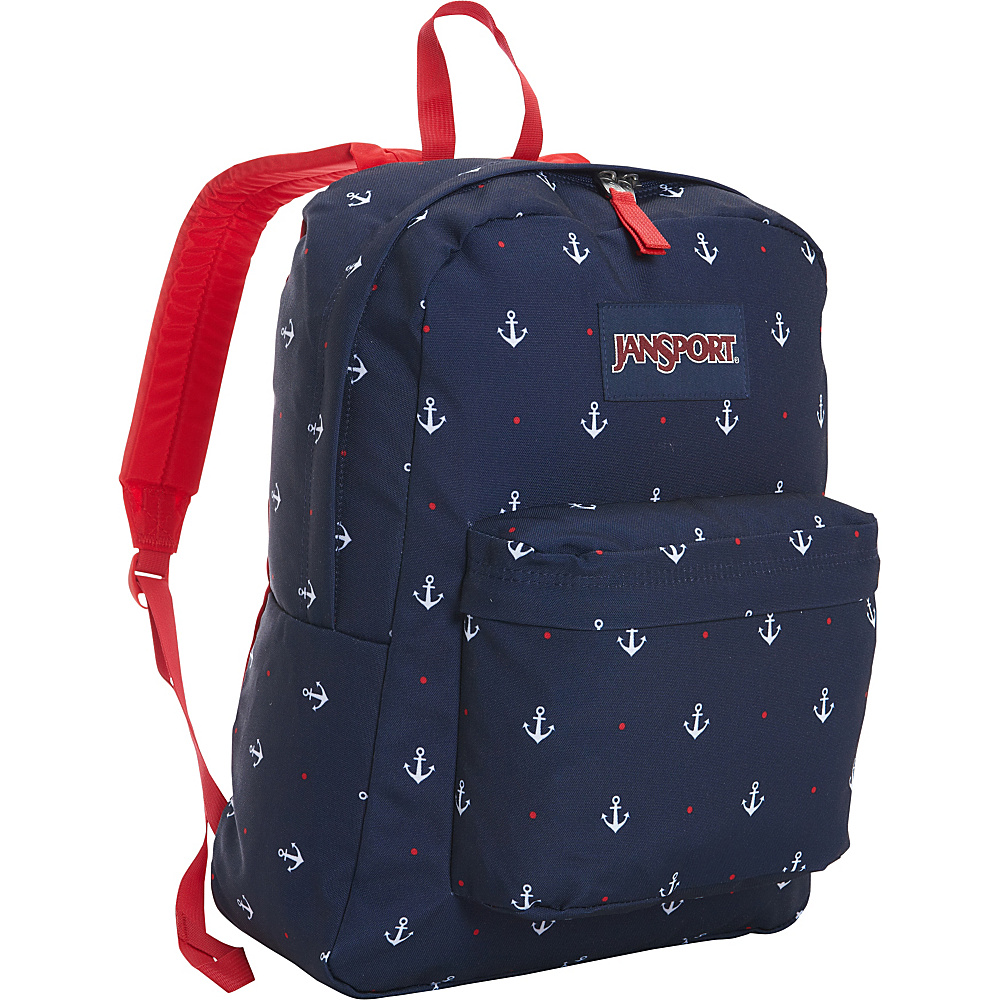 JanSport SuperBreak Backpack Red Tape Land Ahoy JanSport Everyday Backpacks