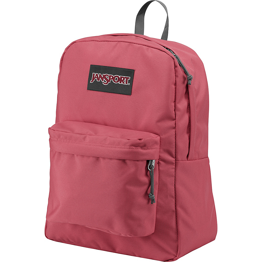 JanSport SuperBreak Backpack Sangria Pink JanSport Everyday Backpacks