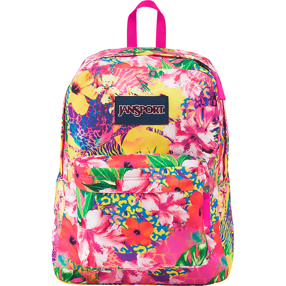 JanSport SuperBreak Backpack Tropical Mania - JanSport Everyday Backpacks