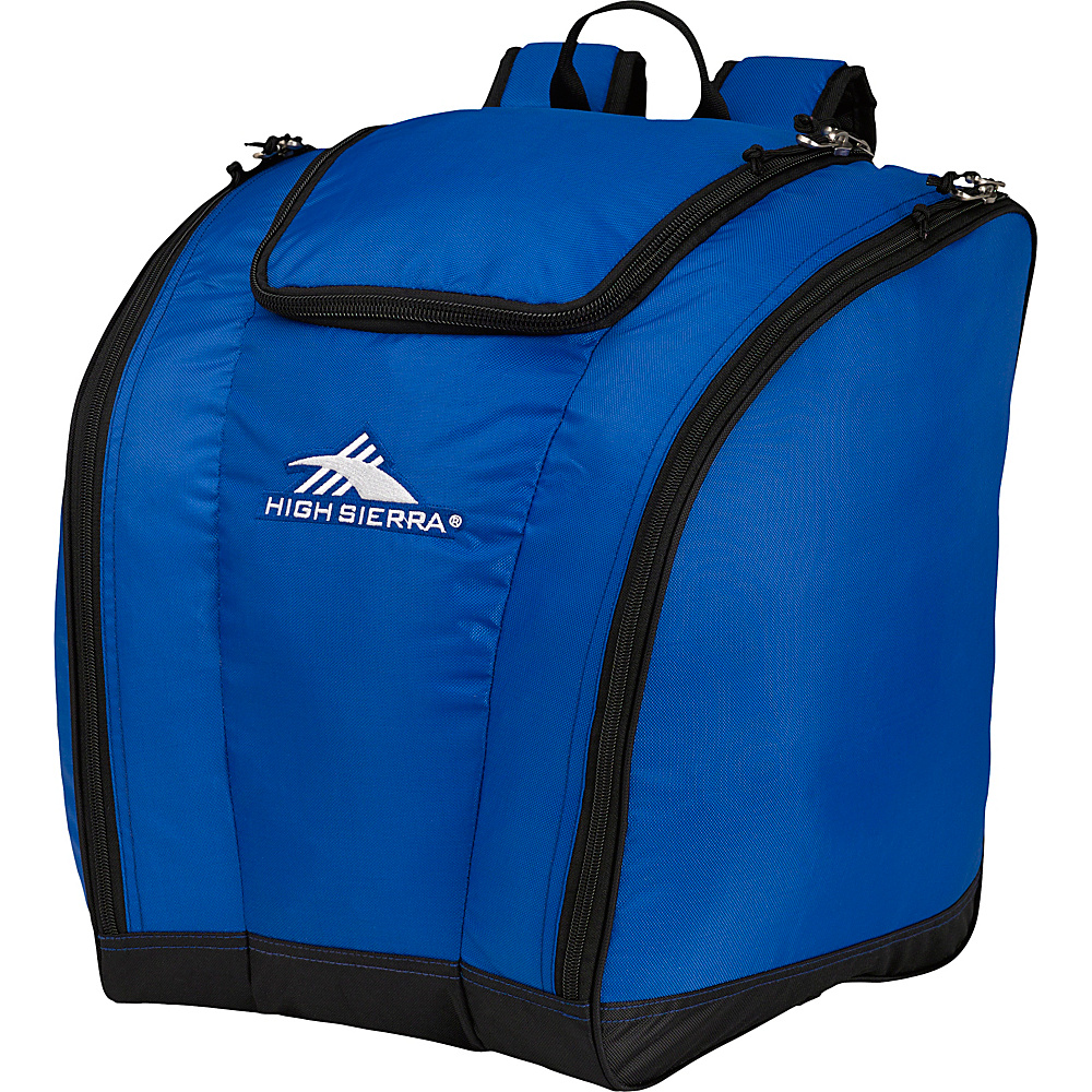 High Sierra Trapezoid Boot Bag Vivid Blue Black High Sierra Ski and Snowboard Bags