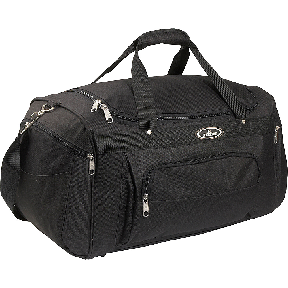 Everest 24 Deluxe Sports Duffel Bag Black