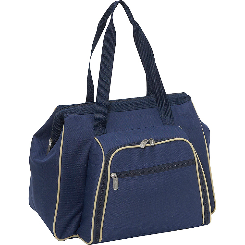 Picnic Time Toluca Insulated Cooler Navy Blue