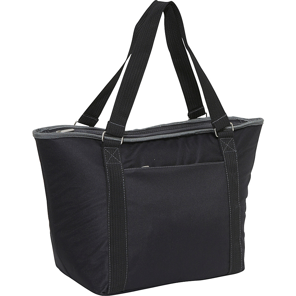 Picnic Time Topanga large insulated shoulder tote Black Picnic Time Travel Coolers