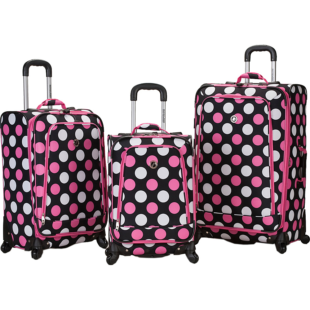 Rockland Luggage 3 Piece Monte Carlo Spinner Luggage