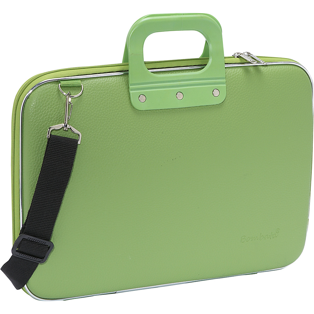 Bombata Classic Laptop Briefcase Green
