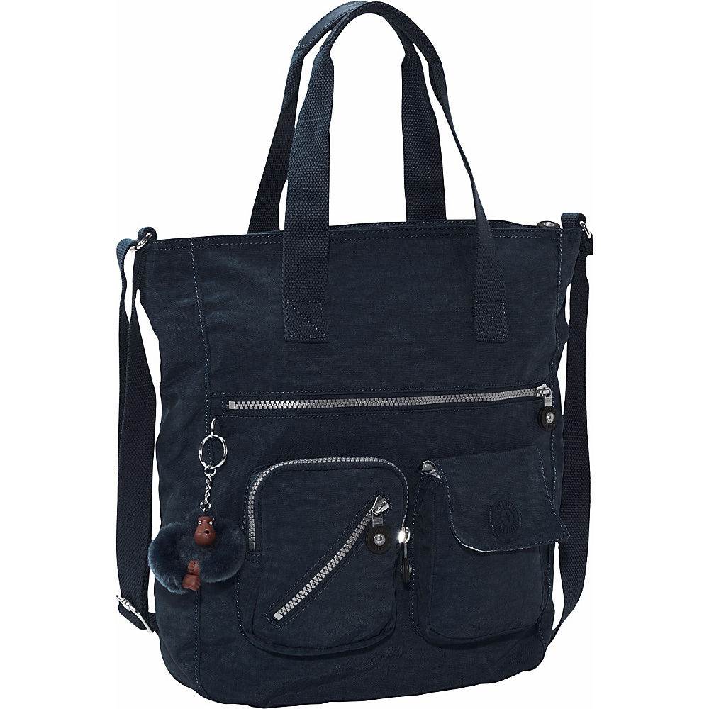 Kipling Johanna Tote Bag True Blue Kipling Fabric Handbags