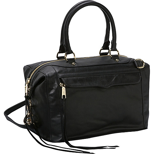 Rebecca Minkoff MAB Convertible Satchel Handbag Black - Rebecca Minkoff Designer Handbags