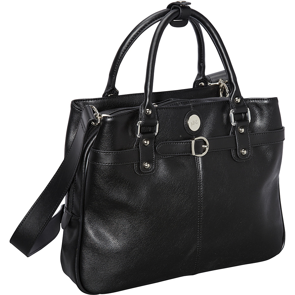 Jill e Designs E GO Leather Career Bag Black Jill e Designs Women s Business Bags