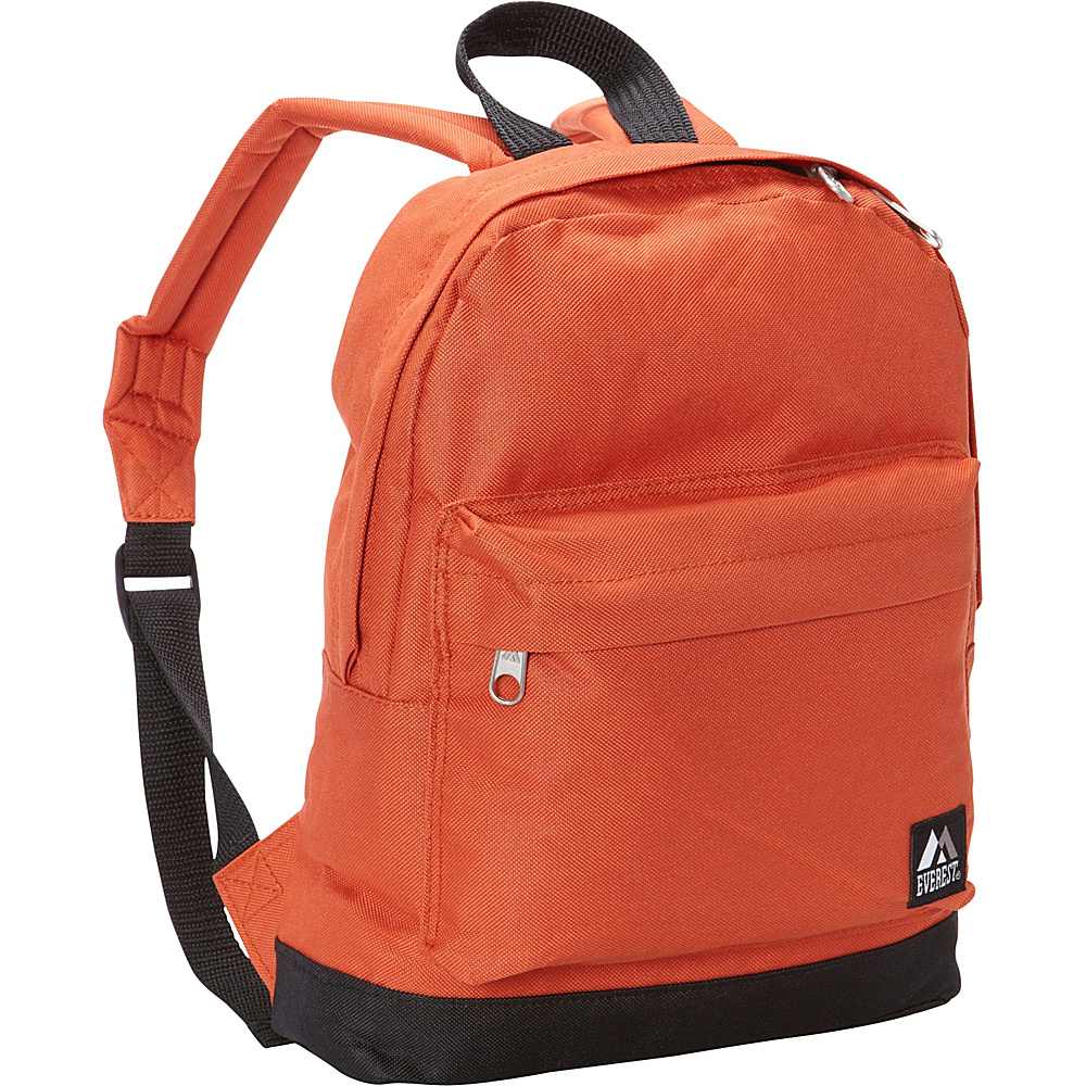 Everest Junior Kids Backpack Rust Orange Black Everest Everyday Backpacks