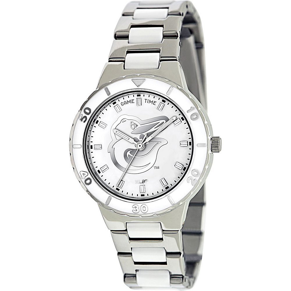 Game Time Pearl MLB Watch Baltimore Orioles Bird Logo Game Time Watches