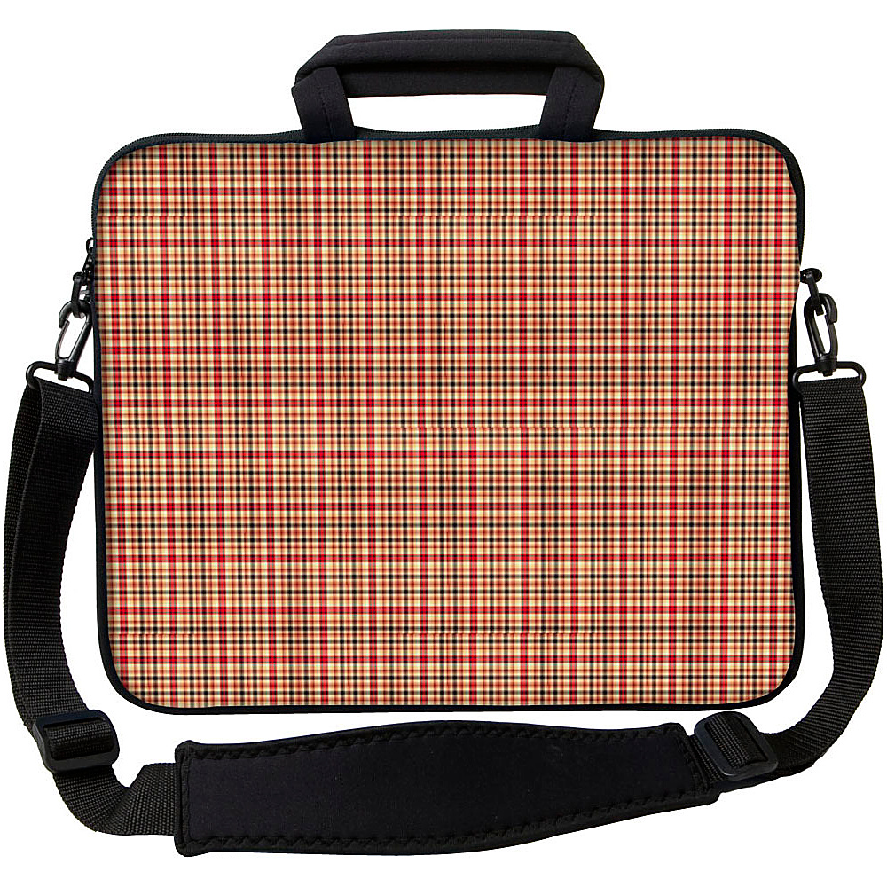 Designer Sleeves 15 Executive Laptop Sleeve by Got Skins? Designer Sleeves Rusty Plaid Designer Sleeves Electronic Cases