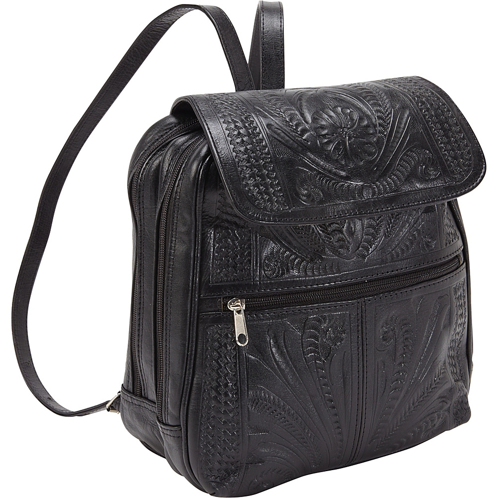 Ropin West Backpack Handbag Black Ropin West Leather Handbags