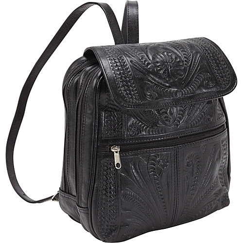 Ropin West Backpack Handbag Black - Ropin West Leather Handbags